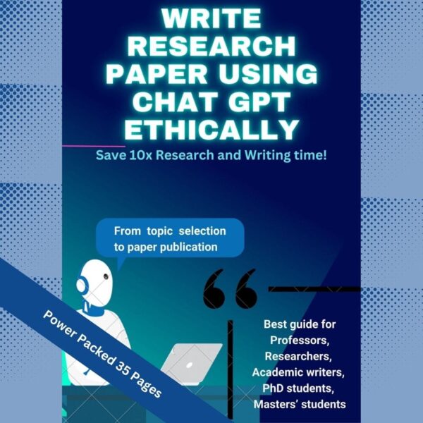 Chat Gpt for Academic Excellence and Research papers