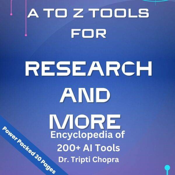 A to Z Tools of AI for Research and productivity (more than 200 Ai tools)